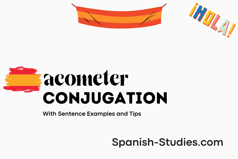 spanish conjugation of acometer