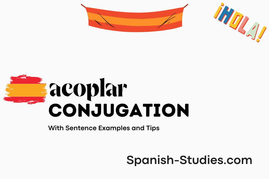 spanish conjugation of acoplar