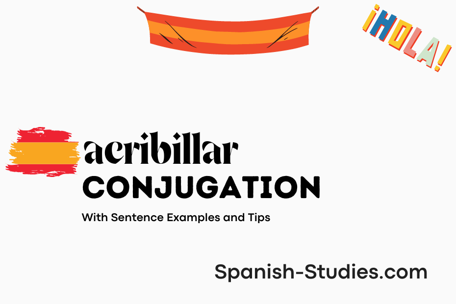 spanish conjugation of acribillar