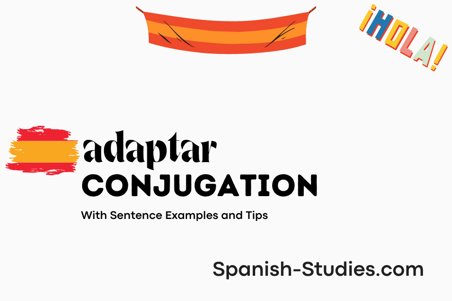 spanish conjugation of adaptar