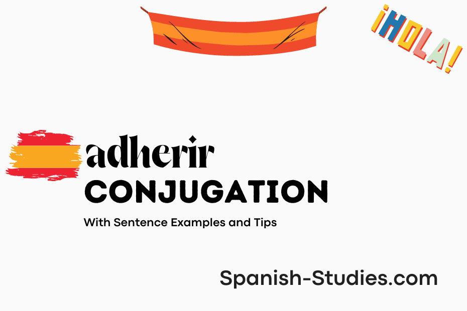 spanish conjugation of adherir