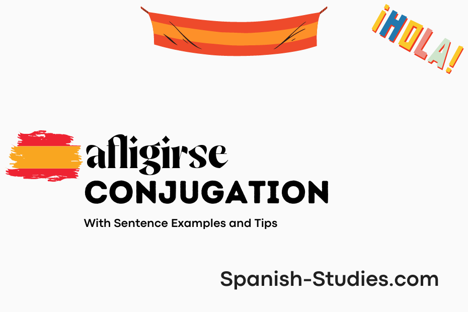 spanish conjugation of afligirse