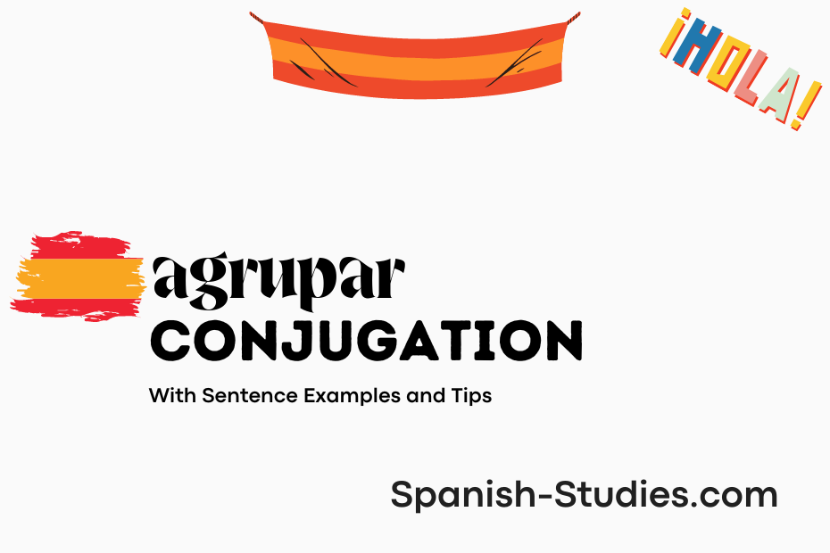 spanish conjugation of agrupar