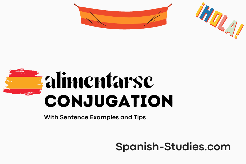spanish conjugation of alimentarse