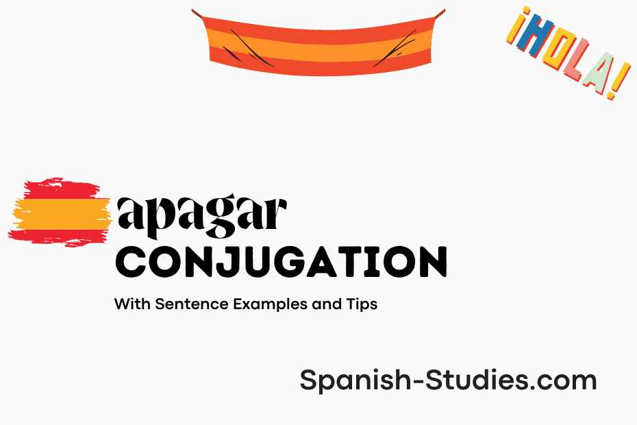 spanish conjugation of apagar