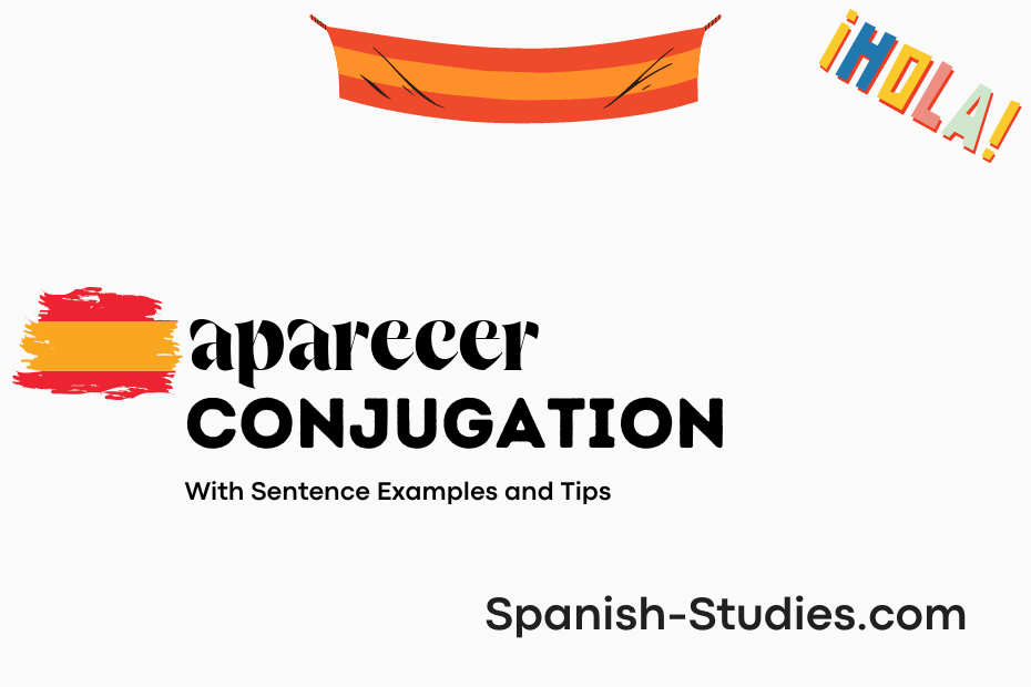 spanish conjugation of aparecer