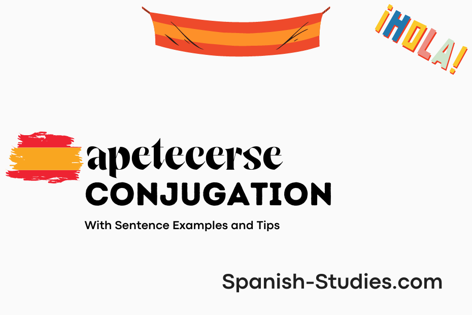 spanish conjugation of apetecerse