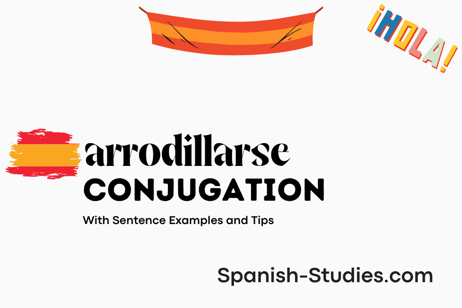 spanish conjugation of arrodillarse