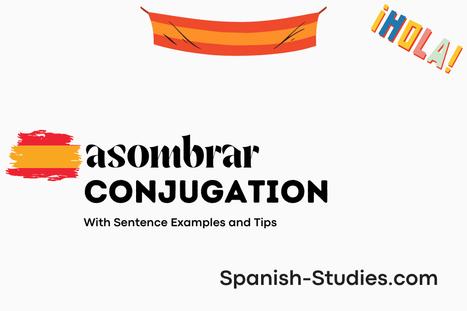 spanish conjugation of asombrar