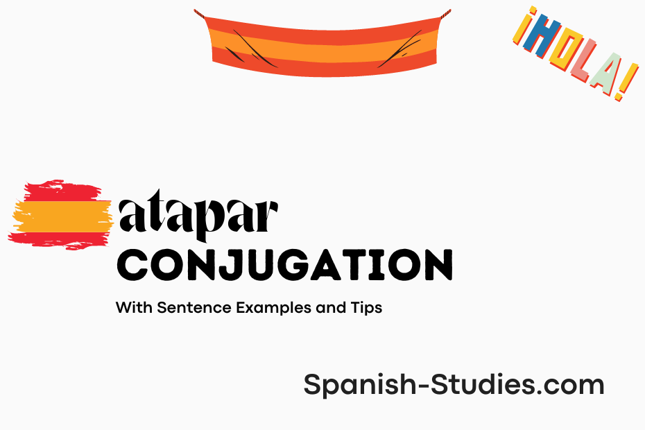 spanish conjugation of atapar