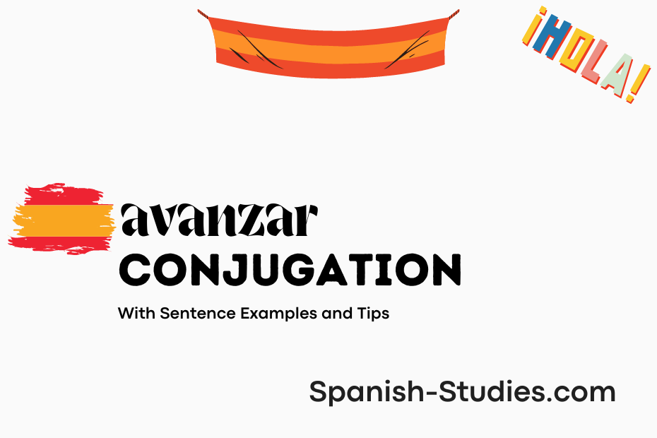 spanish conjugation of avanzar