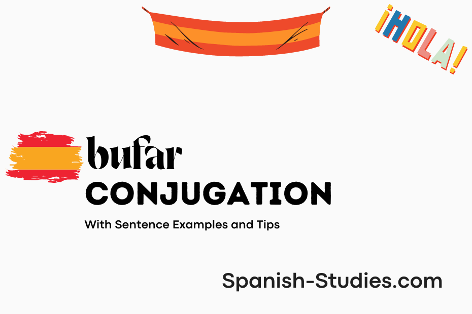 spanish conjugation of bufar