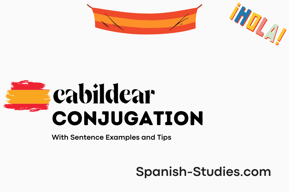 spanish conjugation of cabildear