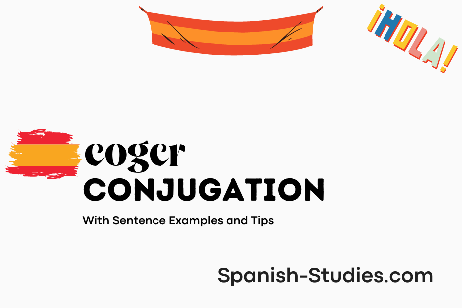 spanish conjugation of coger