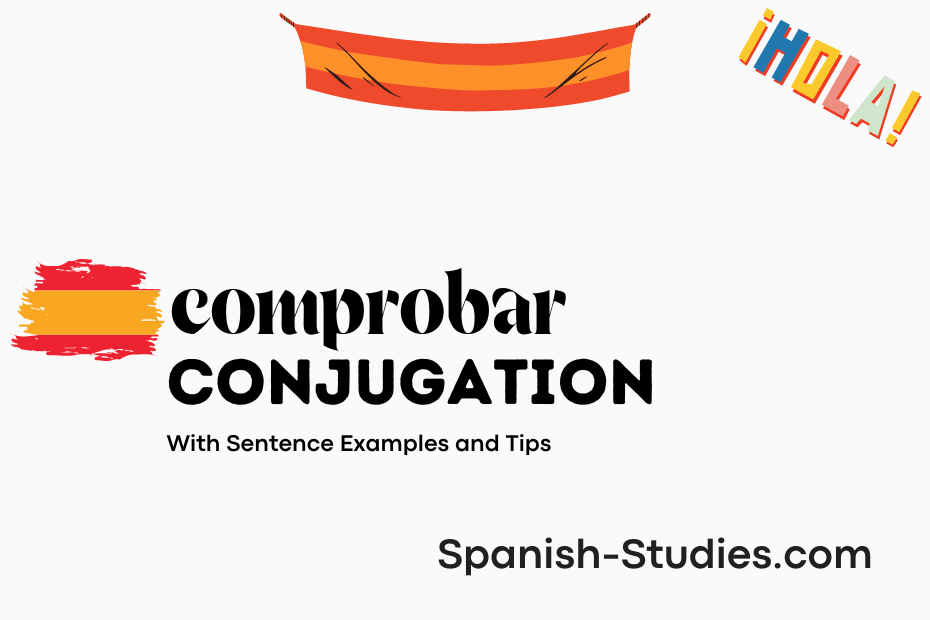 spanish conjugation of comprobar