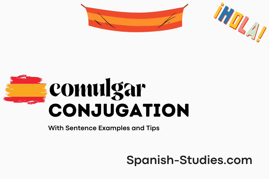 spanish conjugation of comulgar