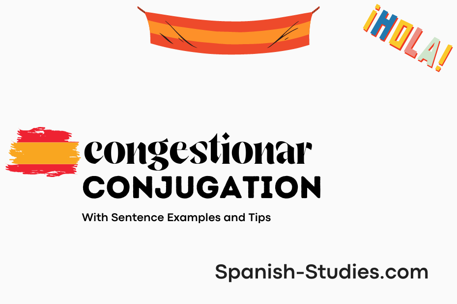 spanish conjugation of congestionar