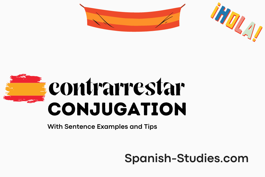 spanish conjugation of contrarrestar