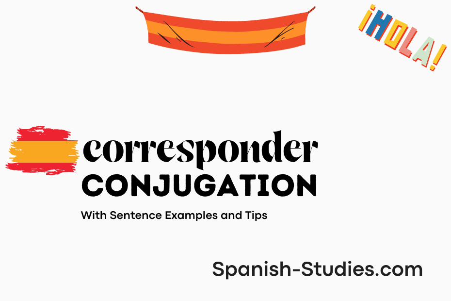 spanish conjugation of corresponder
