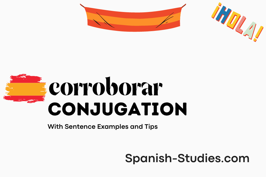 spanish conjugation of corroborar