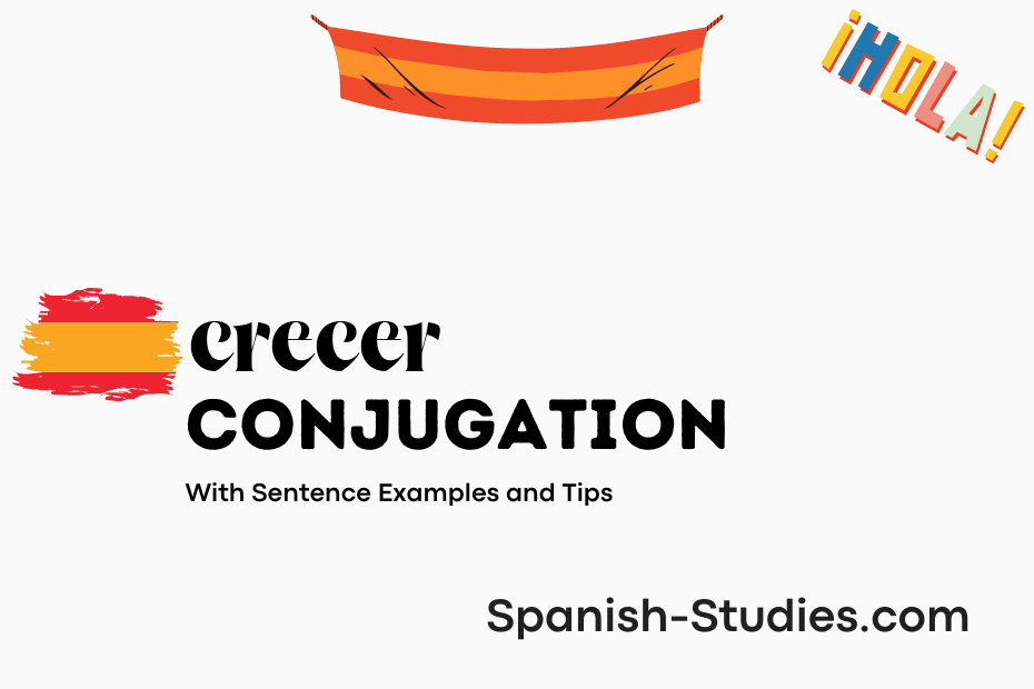spanish conjugation of crecer