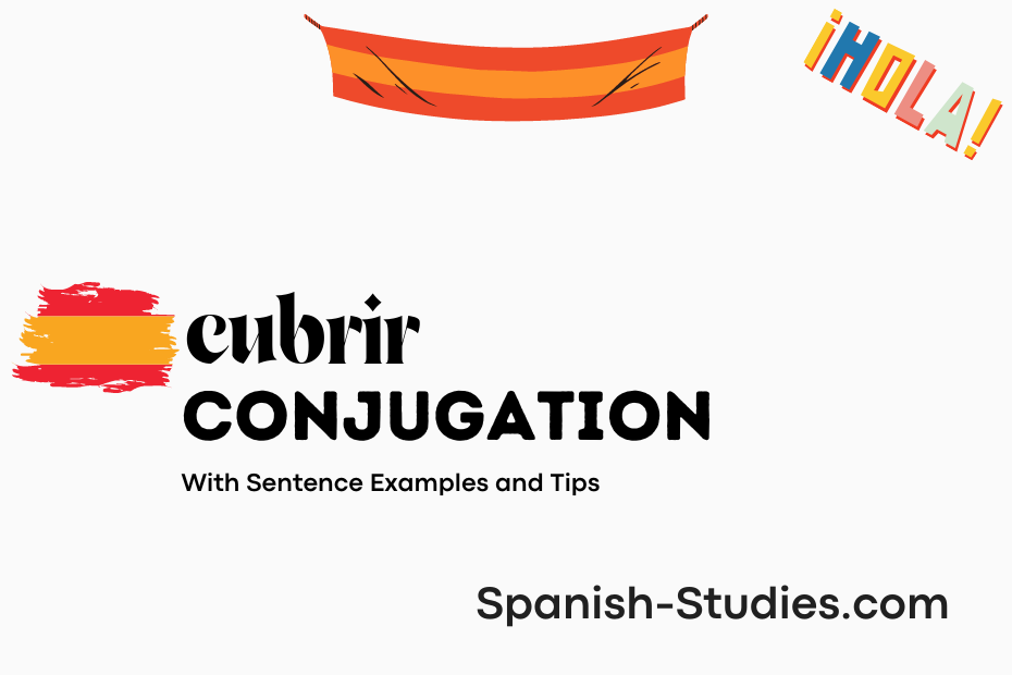 spanish conjugation of cubrir