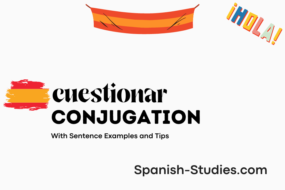 spanish conjugation of cuestionar