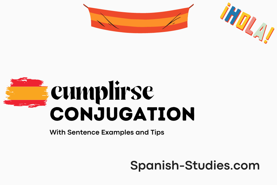 spanish conjugation of cumplirse