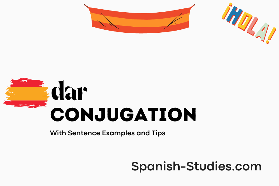 spanish conjugation of dar