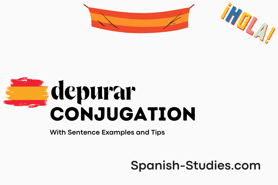 spanish conjugation of depurar