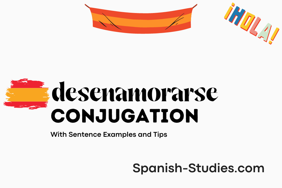 spanish conjugation of desenamorarse