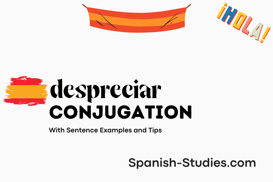 spanish conjugation of despreciar