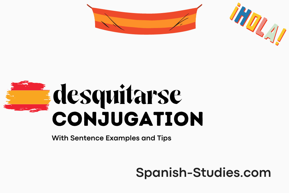 spanish conjugation of desquitarse