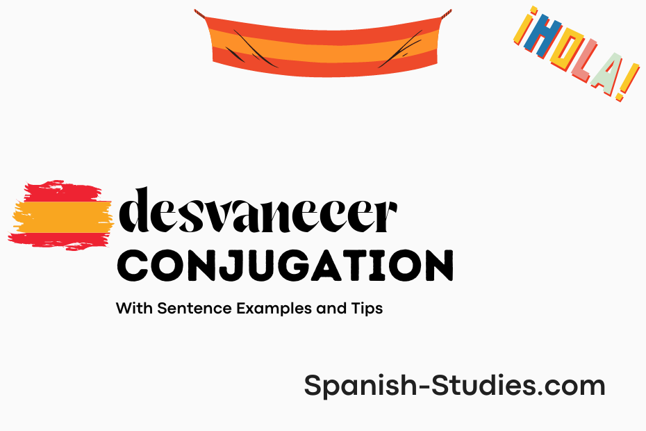 spanish conjugation of desvanecer