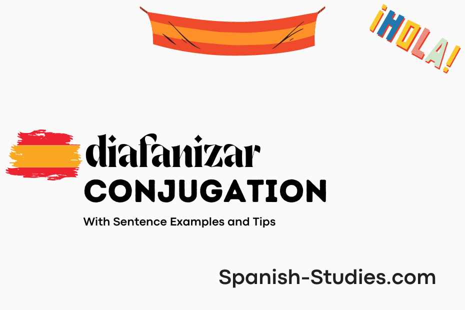 spanish conjugation of diafanizar