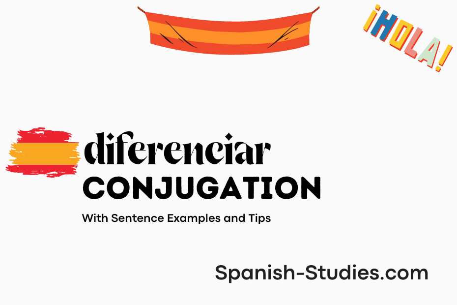 spanish conjugation of diferenciar