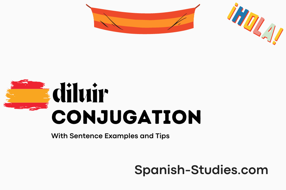 spanish conjugation of diluir