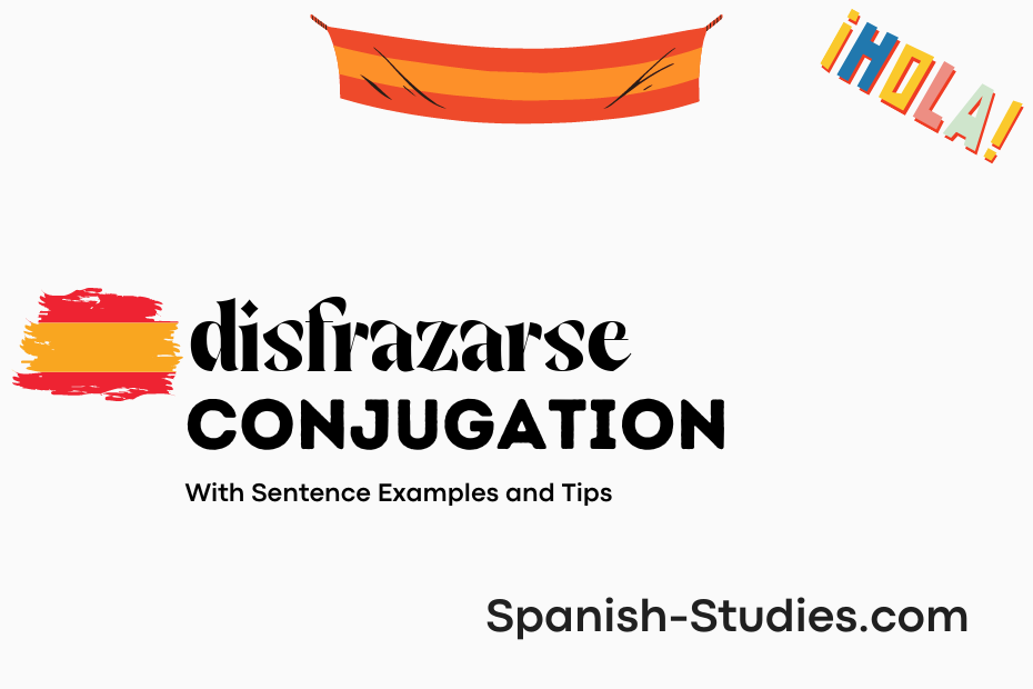 spanish conjugation of disfrazarse