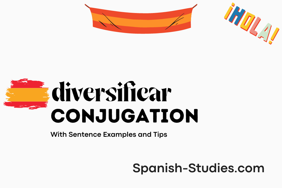 spanish conjugation of diversificar