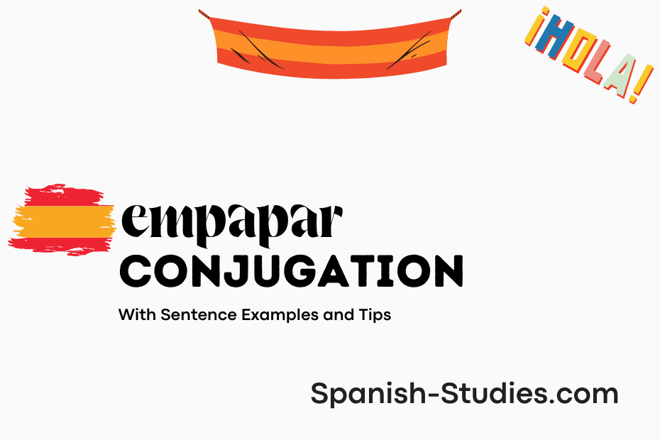 spanish conjugation of empapar