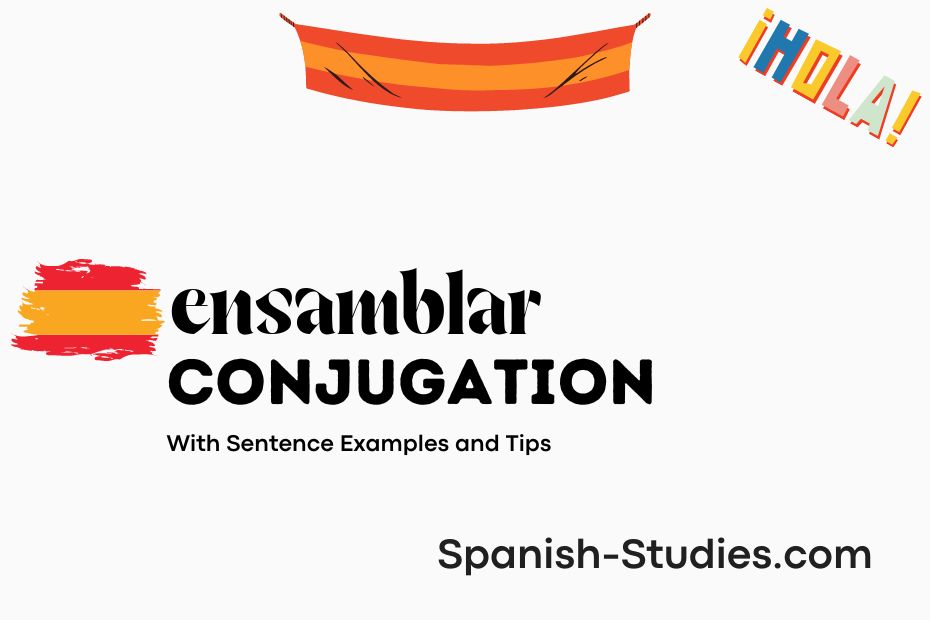 spanish conjugation of ensamblar