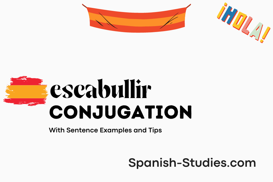 spanish conjugation of escabullir