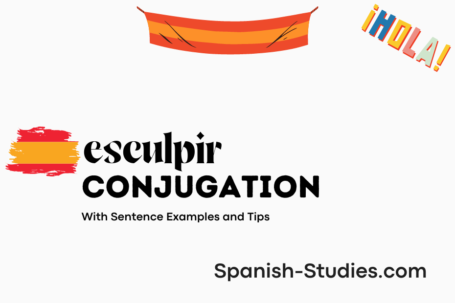 spanish conjugation of esculpir