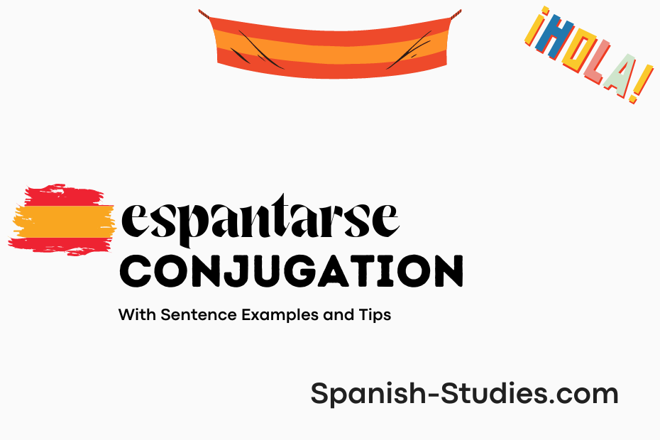 spanish conjugation of espantarse