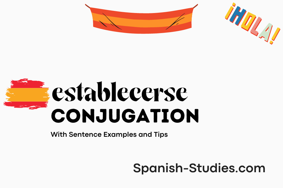 spanish conjugation of establecerse