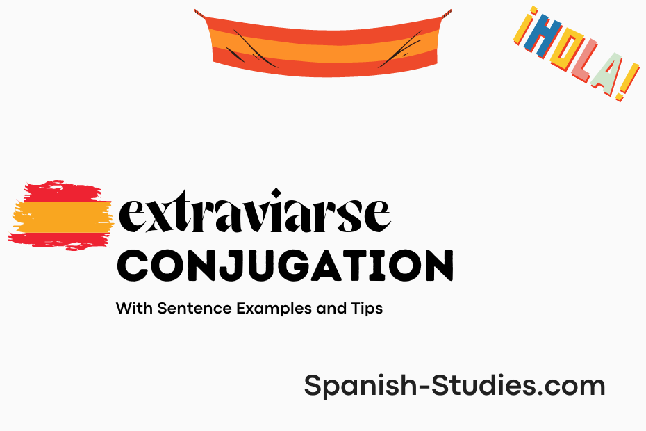 spanish conjugation of extraviarse