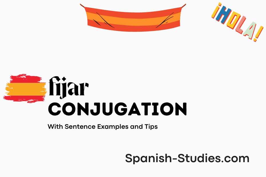 spanish conjugation of fijar