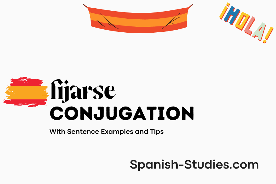 spanish conjugation of fijarse