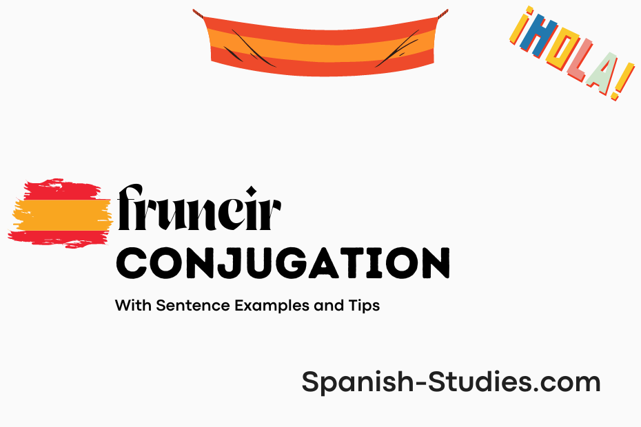 spanish conjugation of fruncir