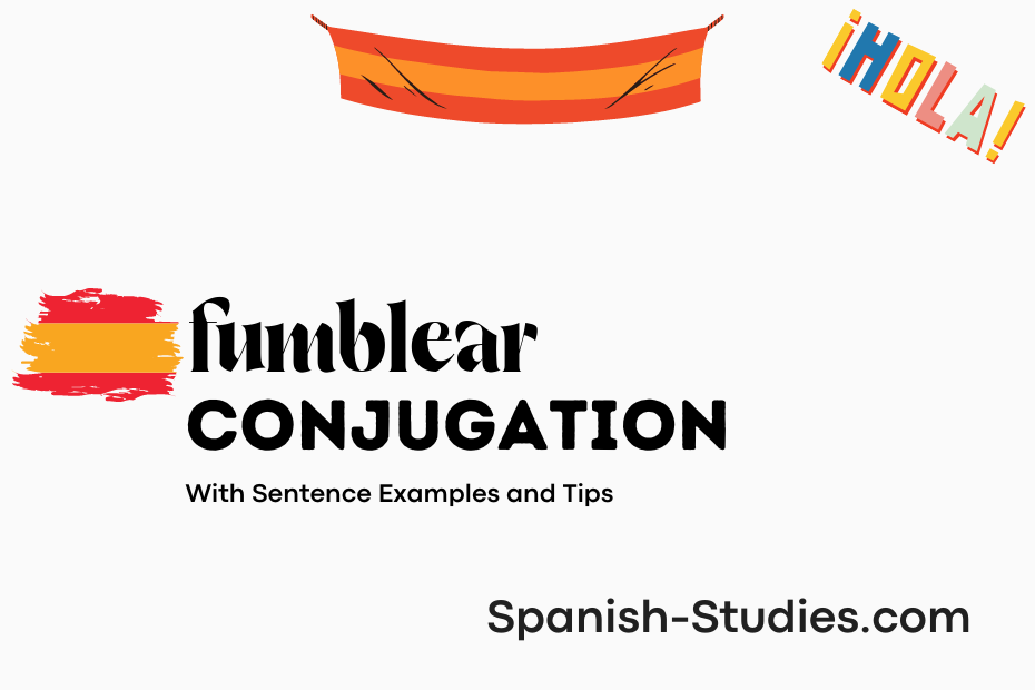 spanish conjugation of fumblear